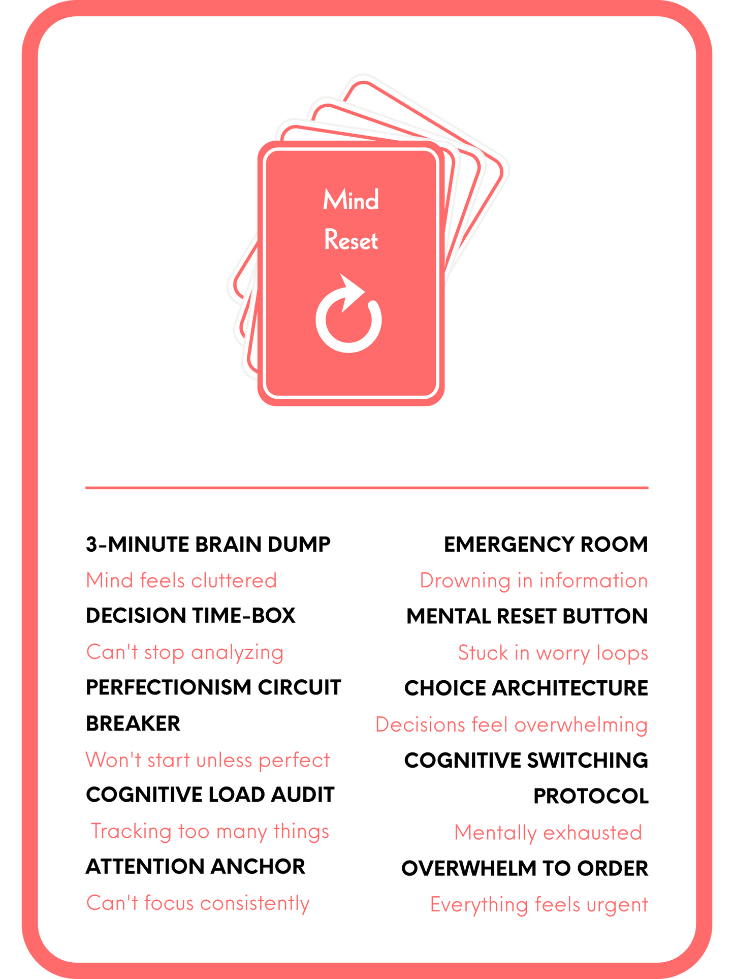 Unstuck Command Cards: Your Ultimate Breakthrough Tool